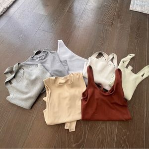 Bundle of 7 bodysuits all Abercrombie-Medium